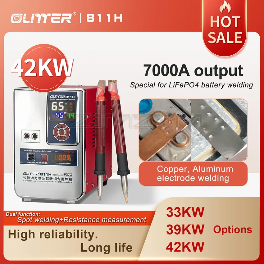 811H Iron Lithium Power Battery Aluminum to Copper Battery Spot Welding Machine Large Unit Aluminum to Nickel Welding Equipment - Image 4