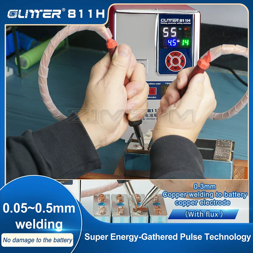 811H Iron Lithium Power Battery Aluminum to Copper Battery Spot Welding Machine Large Unit Aluminum to Nickel Welding Equipment - Image 5
