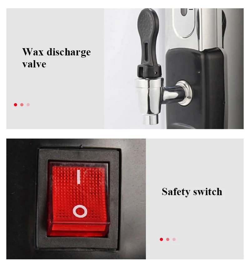 8L Stainless Steel Wax Melter Electric Wax Melting Pot Fast Melting Candle Maker Home Use - Image 3