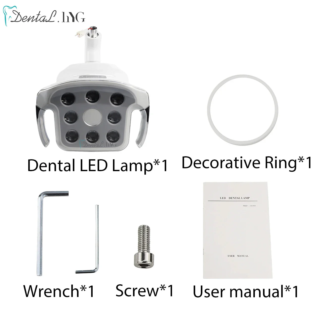 8Pcs Bulb Oral Lamp Clinical Led Light Sensitive Shadowless For Ceiling Mobile Dental Chair Unit - Image 5