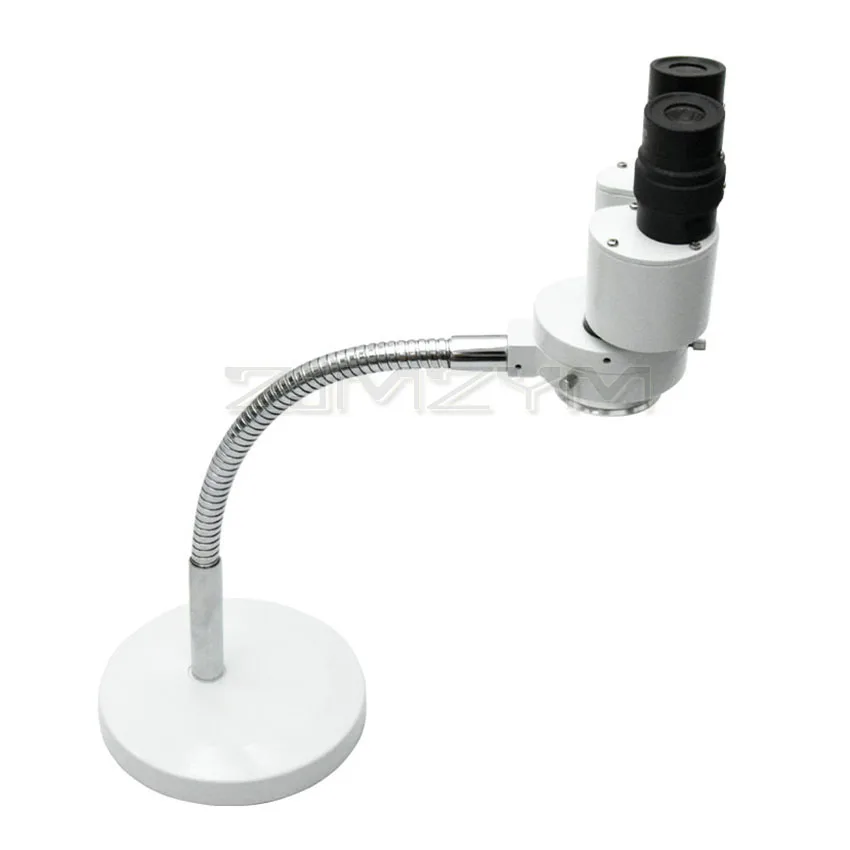8X Stereo Microscope with LED Light Binocular Stereo Microscope Adjustable Hose for Dentist Oral Soldering PCB Repair Tool RX-6D - Image 4