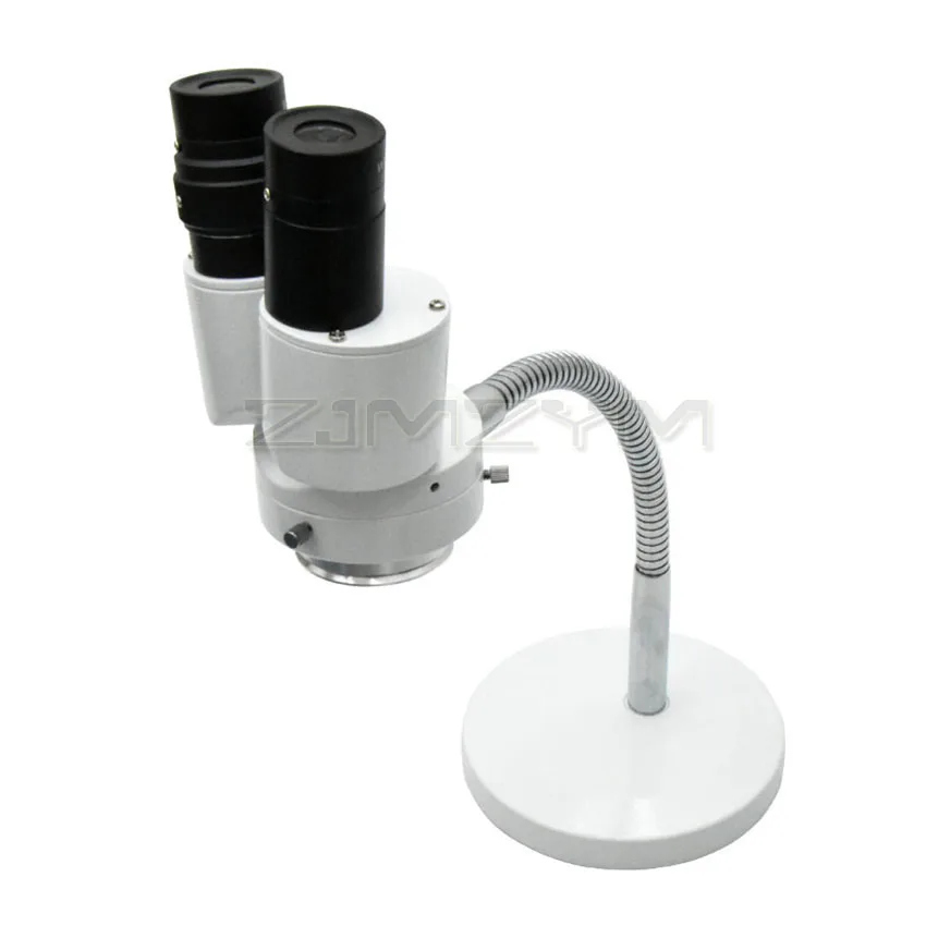 8X Stereo Microscope with LED Light Binocular Stereo Microscope Adjustable Hose for Dentist Oral Soldering PCB Repair Tool RX-6D - Image 5