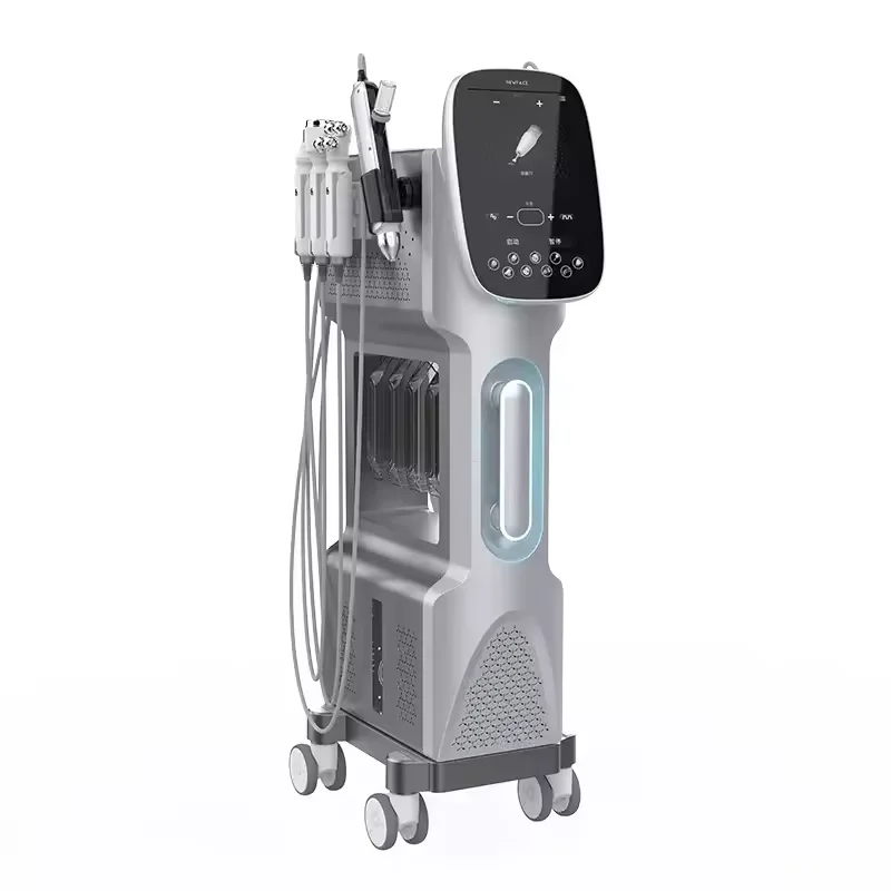 9 Handle H2O2 Skin Care Facial Machine Whitening Oxygen Jet Peel Water Aqua Peeling Dermabrasion for Wrinkle Removal on Face FOB - Image 3