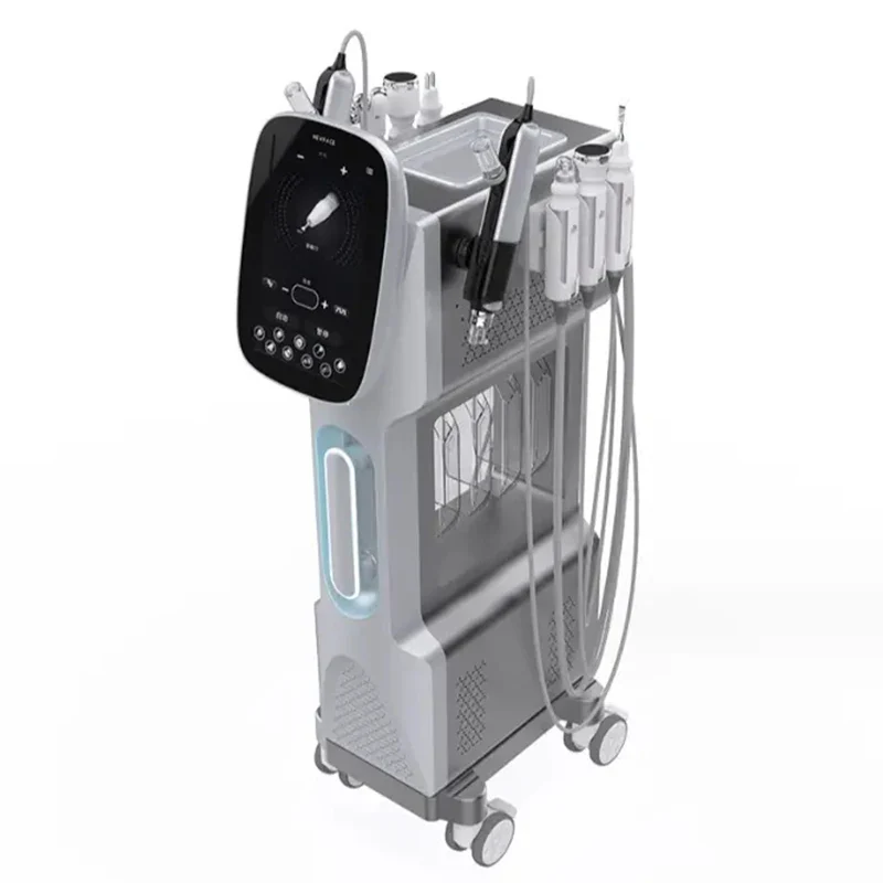 9 Handle H2O2 Skin Care Facial Machine Whitening Oxygen Jet Peel Water Aqua Peeling Dermabrasion for Wrinkle Removal on Face FOB - Image 4