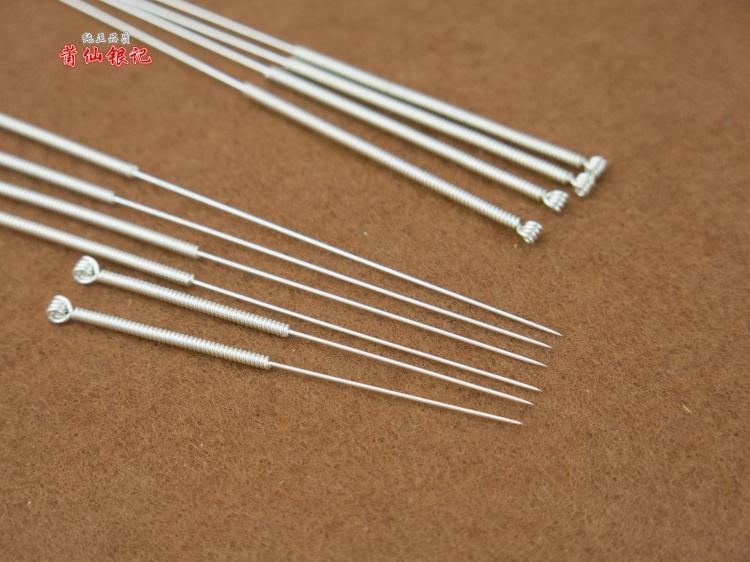 925 Sterling Silver Traditional Chinese Medicine Acupuncture Needle 10pcs/Set Size Choose Reusable Acupuncture Needle - Image 7