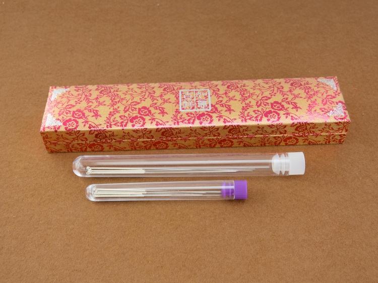 925 Sterling Silver Traditional Chinese Medicine Acupuncture Needle 10pcs/Set Size Choose Reusable Acupuncture Needle - Image 8