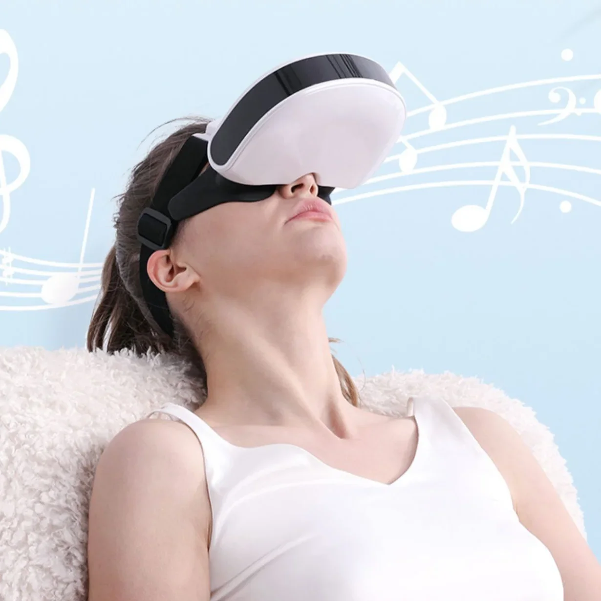 Acupuncture Eye Massager with 24D Laser Moving Light Spots for Vision Restoration Training and Myopia Treatment TENS Stimulation - Image 4