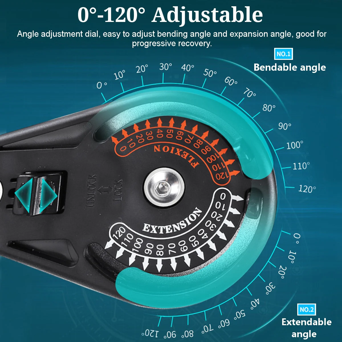 Medical Grade 0-120 Degree Adjustable Hinged Knee Leg Brace Support Protect Knee Ankle Brace Ligament Damage Repair - Image 6