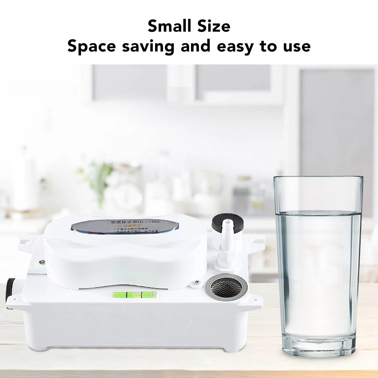 Air Conditioning Drain Pump HVAC Condensate Removal Water Pump with 600ml Storage Tank AC110‑240V 100L/H - Image 4