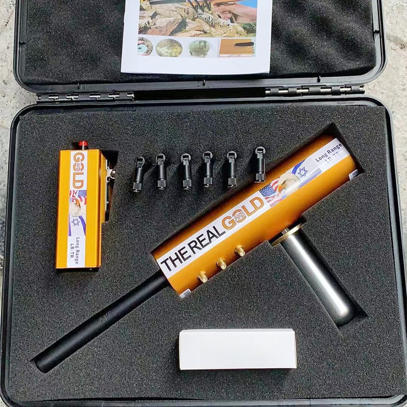 The real gold Underground 3D AKS Gold Detectors with 6 pieces Signal booster Long Range Diamond Gold Silver Copper Detector - Image 5