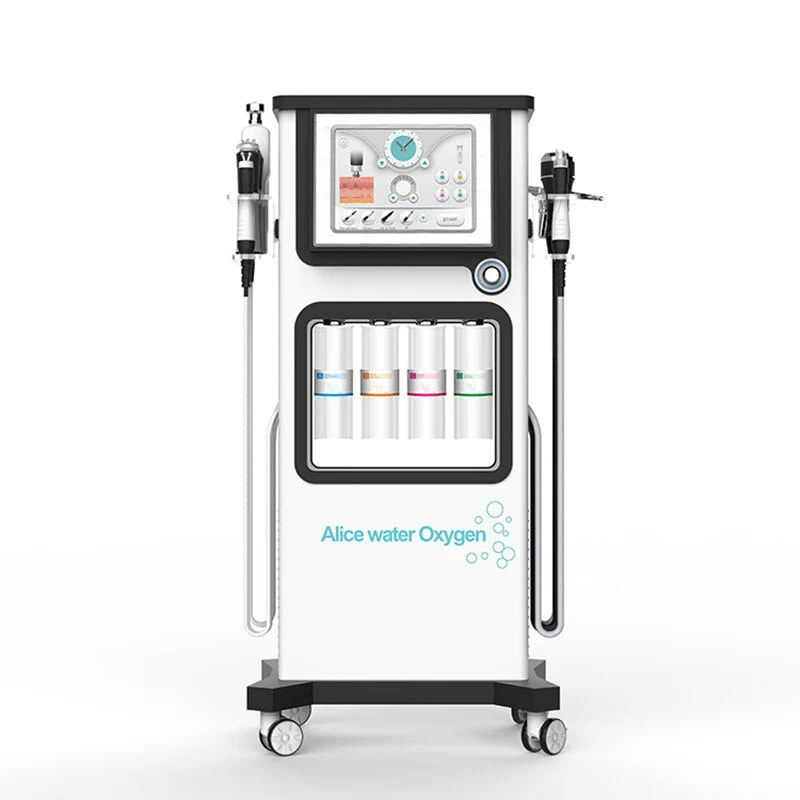 Alice Super Bubble 7 In 1 OxyGen Super Facial Care RF Ultrasonic Therapy Machine hydro dermabrasion