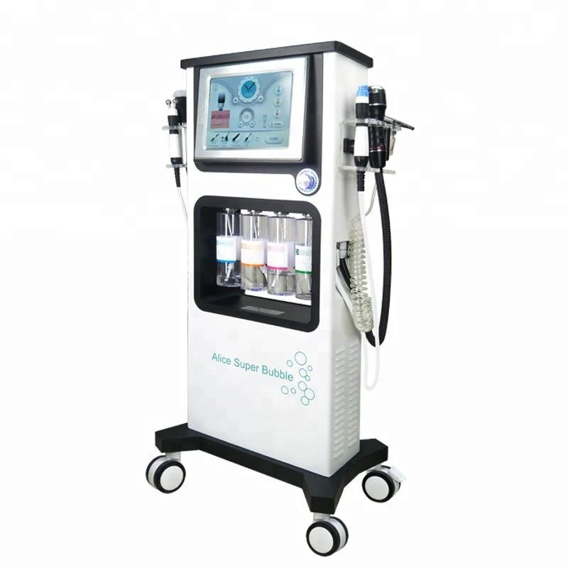 Alice Super Bubble 7 In 1 OxyGen Super Facial Care RF Ultrasonic Therapy Machine hydro dermabrasion - Image 5