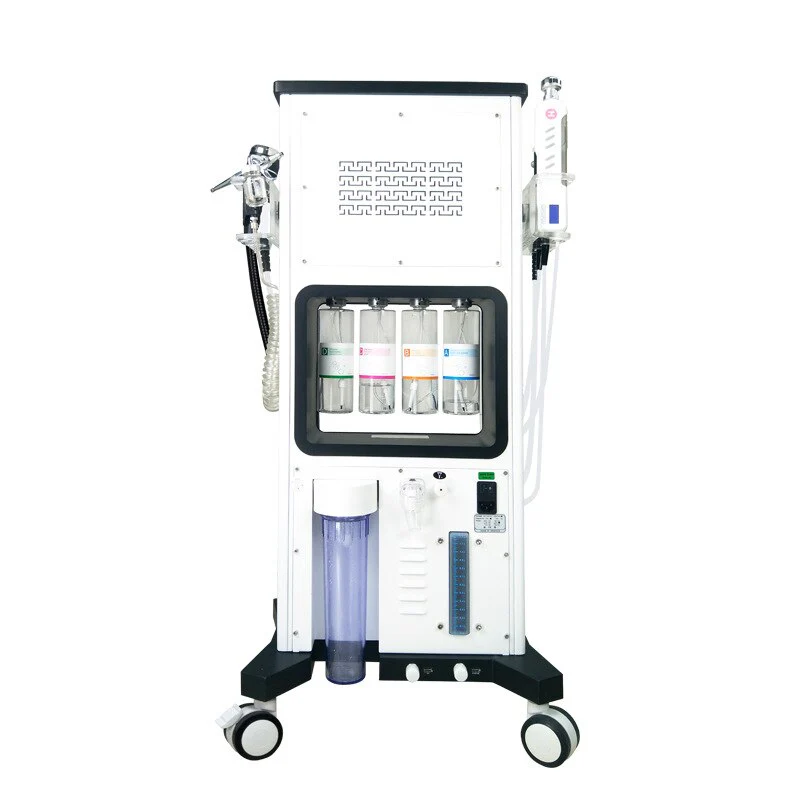 Alice Super Bubble 7 In 1 OxyGen Super Facial Care RF Ultrasonic Therapy Machine hydro dermabrasion - Image 6