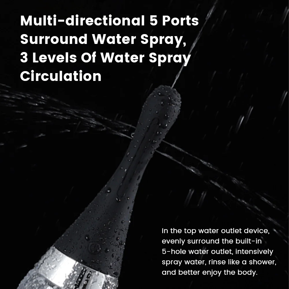 300Ml 5 Holes Anal Cleaner Butt Vagina Cleaning Douche Enema Rectal Sprayer Couples Anal Toys Sex Toys for Woman man - Image 9