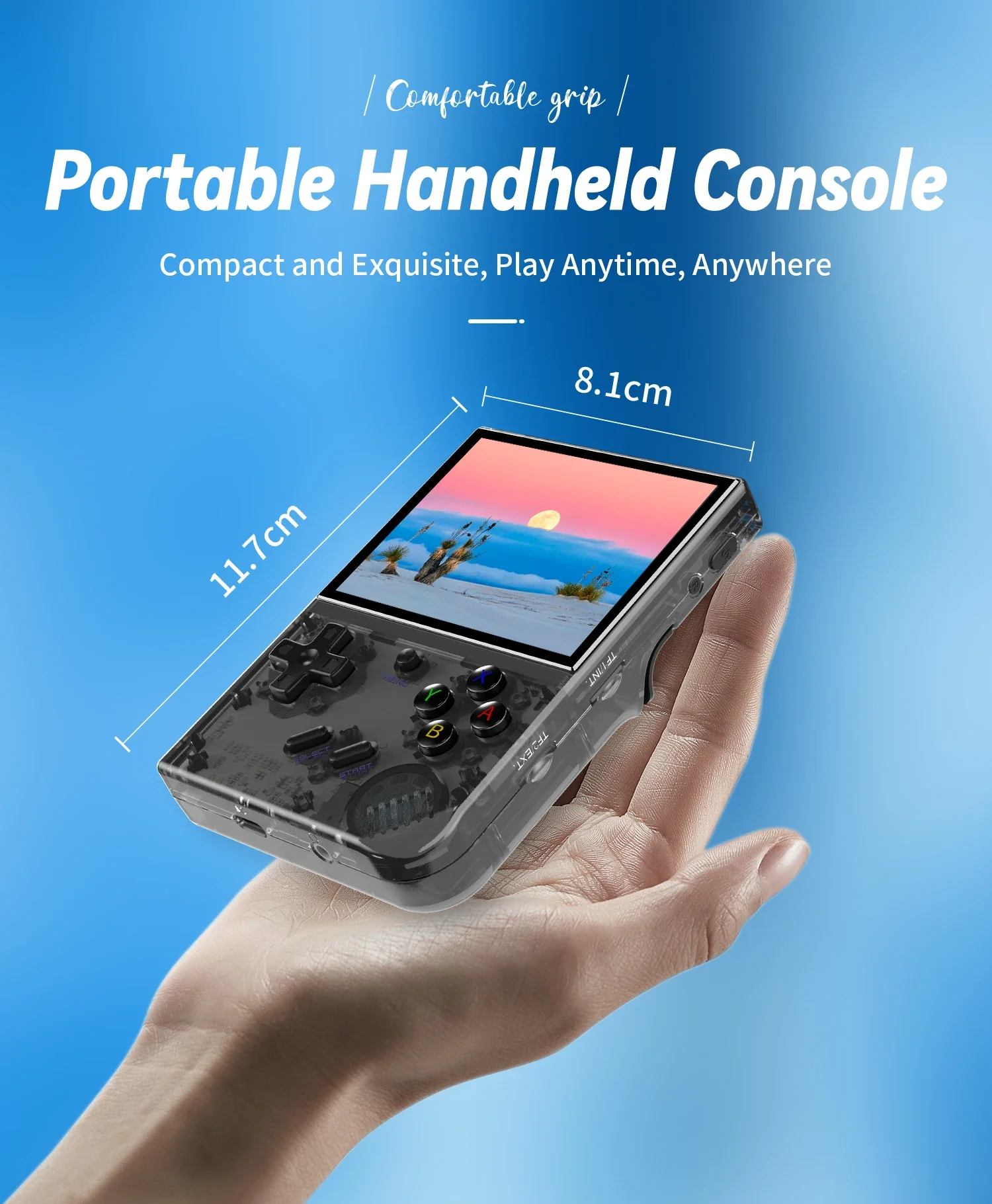 ANBERNIC RG35XX PLUS Retro Handheld Game PlayerBuilt-in 64G TF 5000+ Classic Games Support-HDMI TV Portable For Travel Kids Gift - Image 6