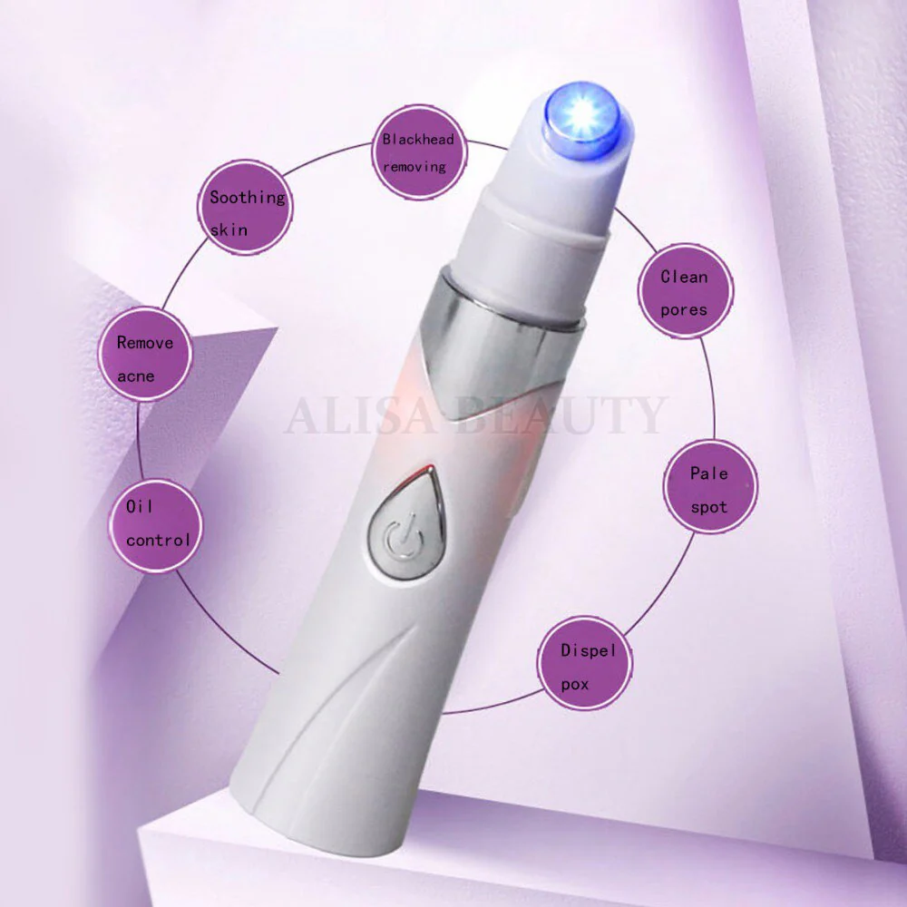 Anti Acne Pen Blue Light Therapy Acne Laser Pen facial skin care skin tightening pores shrinking anti-wrinkle Beauty Instrument - Image 2