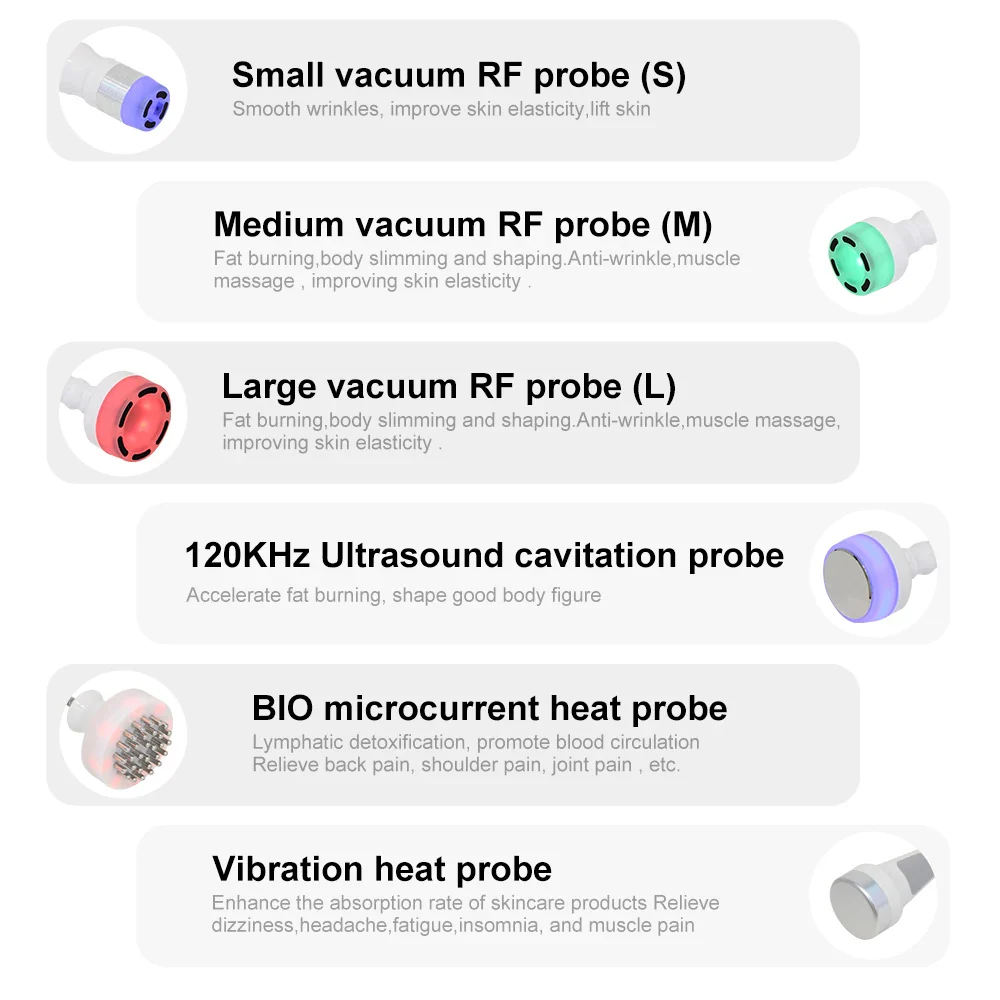 AOKO 120K Vacuum 5D Cavitation Ultrasonic Fat Burning Cellulite Removal Body Slimming Shape Massage Blast Multi-function Machine - Image 6