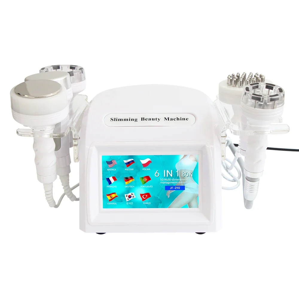 AOKO 6 in 1 Nwe 80K RF Cavitation Vacuum Cellulite Reduction Slimming Massage Weight Loss Body Massager Beauty Health Device - Image 5