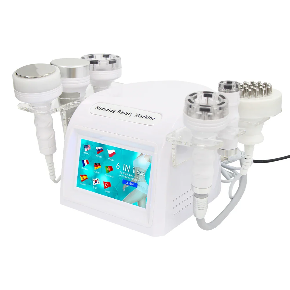 AOKO 6 in 1 Nwe 80K RF Cavitation Vacuum Cellulite Reduction Slimming Massage Weight Loss Body Massager Beauty Health Device - Image 6