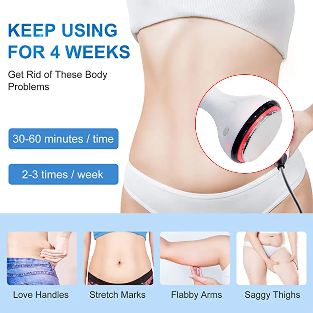 AOKO 80K Body Shaping Machine 2.5 Ultrasound Cavitation Weight Loss Burner Slimming Massager Anti-Cellulite Fat Removal Device - Image 6