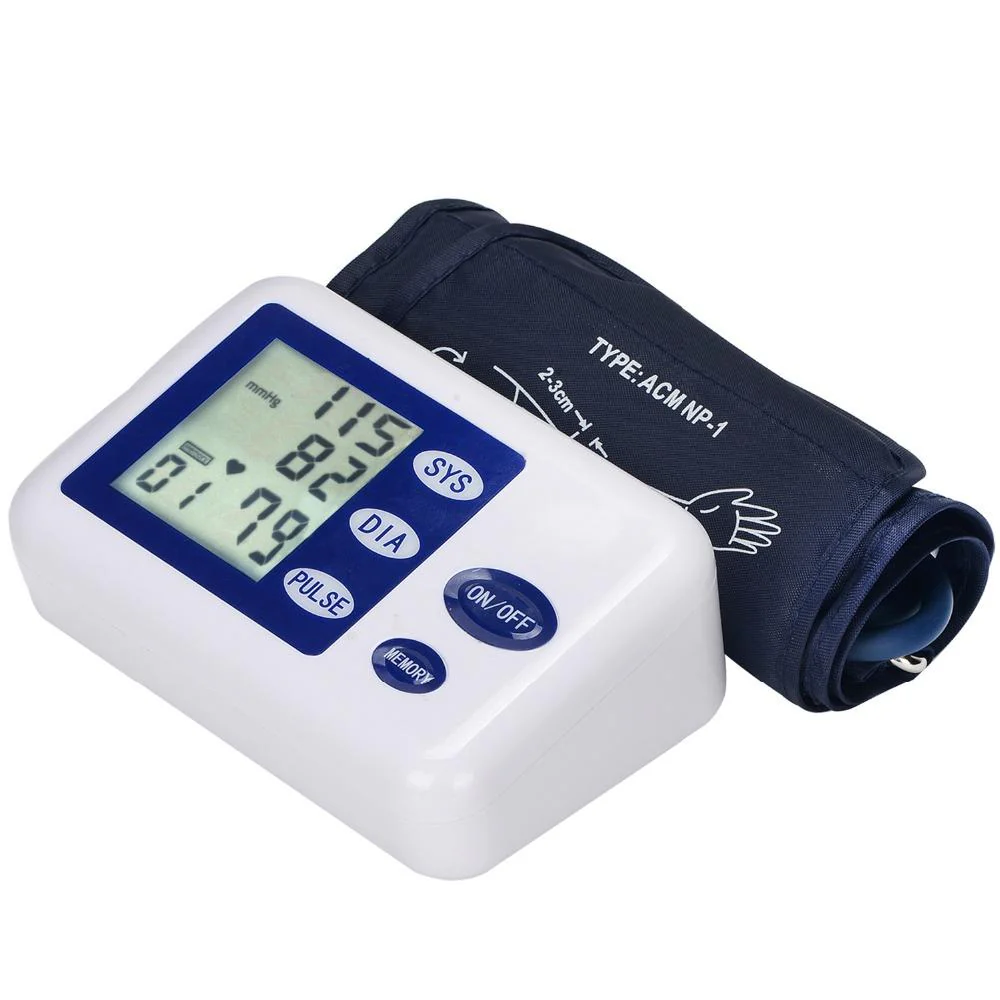 Arm blood pressure pulse monitor health care monitors digital upper portable blood pressure monitor meters sphygmomanometer - Image 5