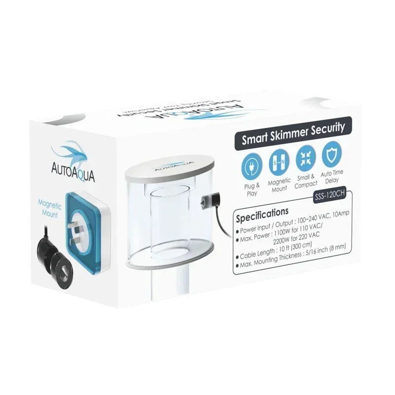 AUTOAQUA SSS-120CH Second Generation Skimmer Explosion-proof Controller, Intelligent Aquarium Automatic Anti-overflow - Image 3