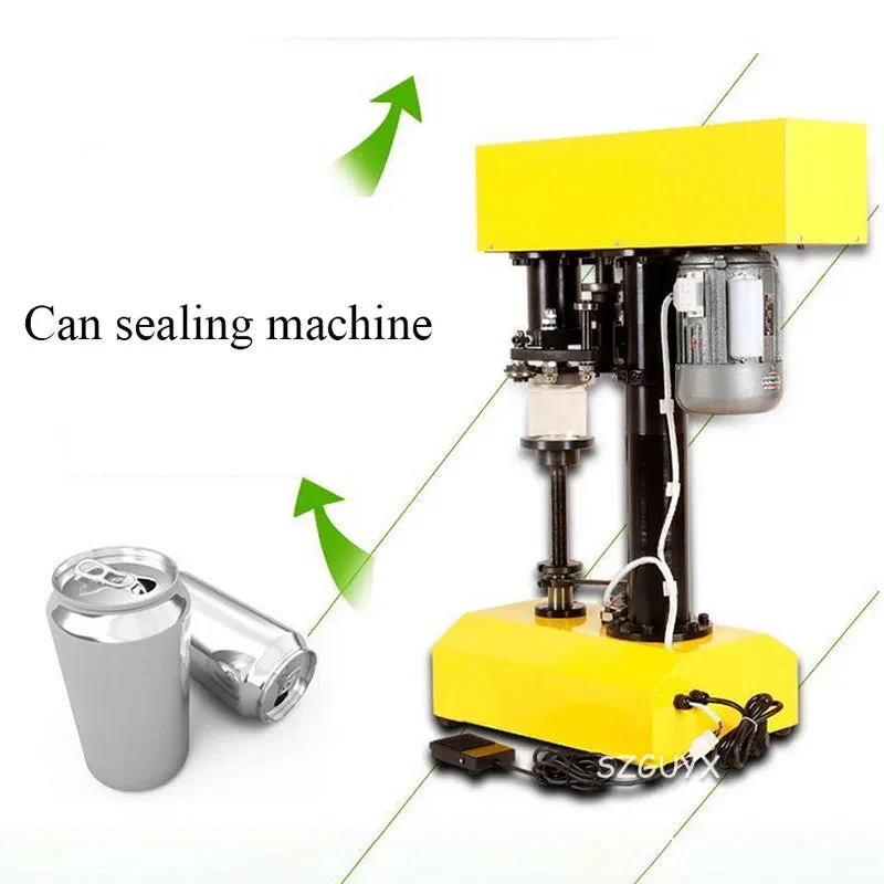 Automatic cans sealing machine plastic cans aluminum can sealing machine snacks dried fruit paper cans tin cans capping machine - Image 2
