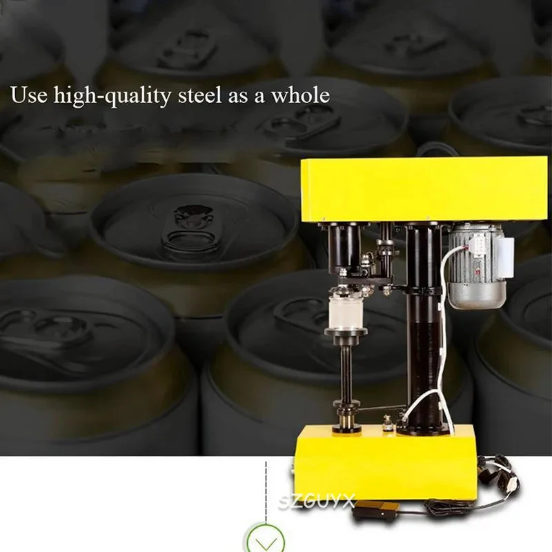 Automatic cans sealing machine plastic cans aluminum can sealing machine snacks dried fruit paper cans tin cans capping machine - Image 3