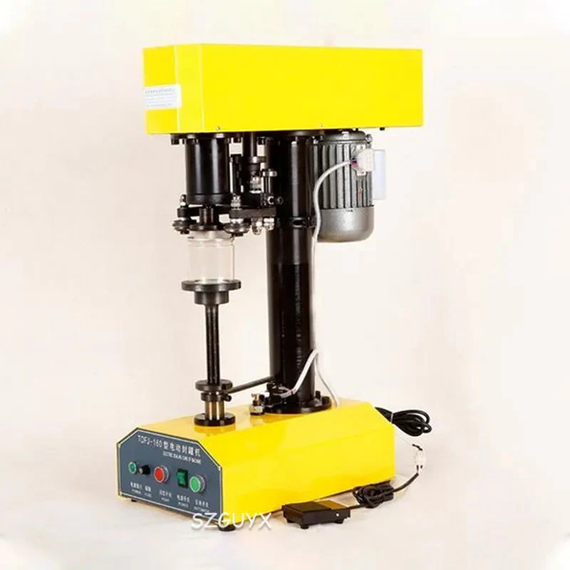 Automatic cans sealing machine plastic cans aluminum can sealing machine snacks dried fruit paper cans tin cans capping machine - Image 5