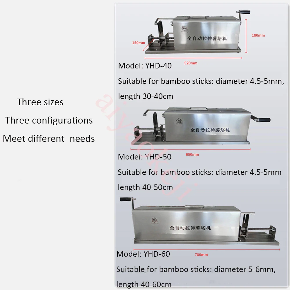 Automatic Tornado Potato Spiral Cutter Stretch Potato Cutter Machine  Electric Twister Tornado Spiral Potato Slicer Cutter - Image 6
