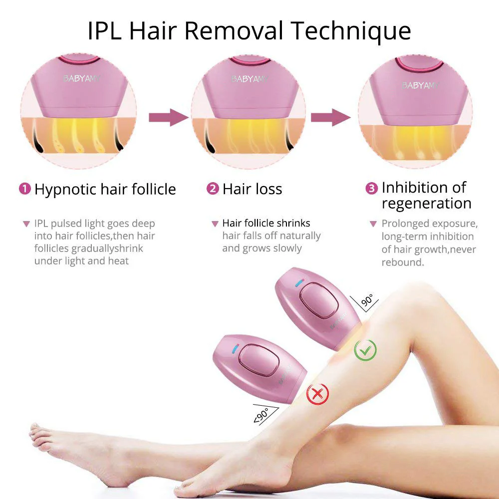 BABYAMY IPL Permanent Hair Removal Device Laser Hair Removal Machine Laser Epilation Depilador - Image 3