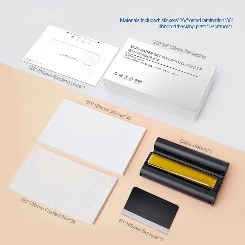 Back Film Sheets DIY Mini Printer for Cellphone Rear Cover Protective Stickers Skin Printing DIY Photo Small Machine - Image 8