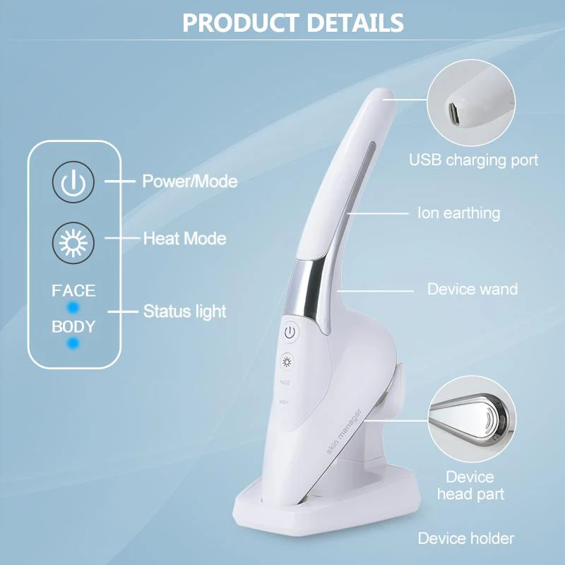 Beauty Star Skin Iron Microcurrent Massager Face Neck Body Massage Anti Wrinkle V-line Face Eye Lifting Skin Tightening Machine - Image 2