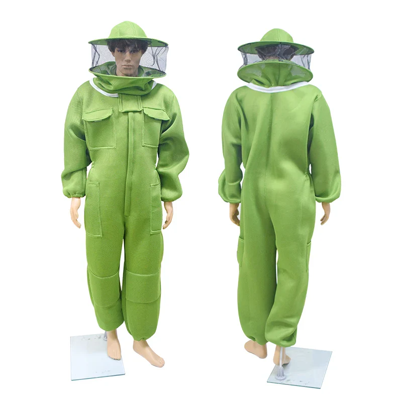 Bee Suit Professional Grade Preferred 3D Air Cotton Fabric Full Body Beekeeping Protective Clothing Beekeeper Suits Equipment - Image 6