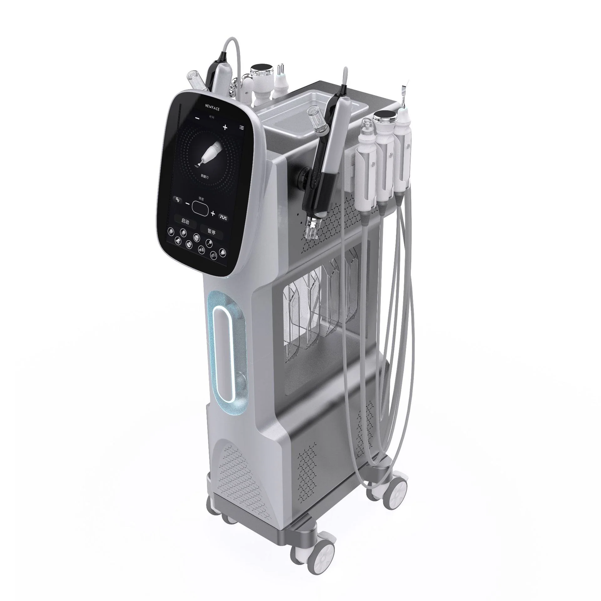 Best Selling 9 In 1 Super CO2 Bubble 6 Facial Skin Care Portable Facial Care Machine Facial Lifting Skin Rejuvenation - Image 2