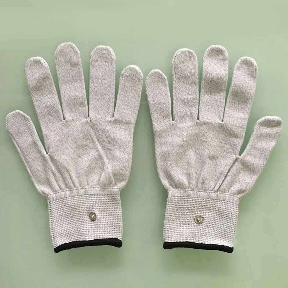 BIO Skin Face Lifting & Electricity magic Therapeutic apparatus beauty Gloves TENS EMS Massage gloves 2mm pin - Image 3