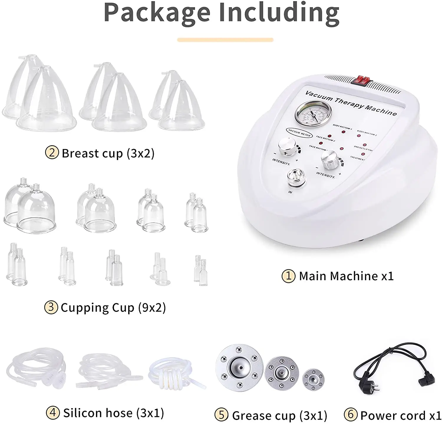 Breast Enlargement Butt Lifting Machine 30 Cups Vacuum Therapy Machine Buttocks Lifter Body Shaping Hip Enhancer - Image 4
