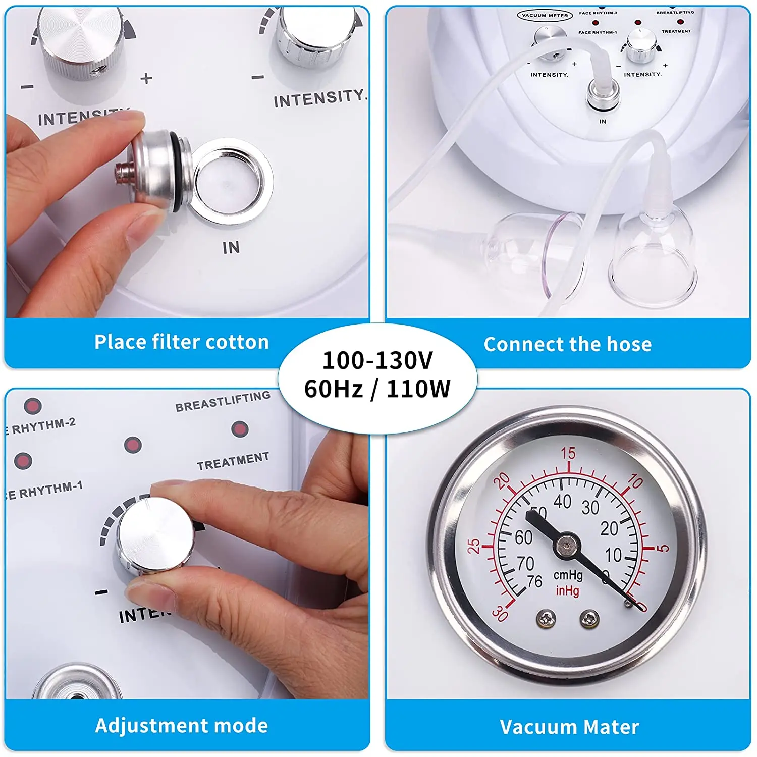 Breast Enlargement Butt Lifting Machine 30 Cups Vacuum Therapy Machine Buttocks Lifter Body Shaping Hip Enhancer - Image 5