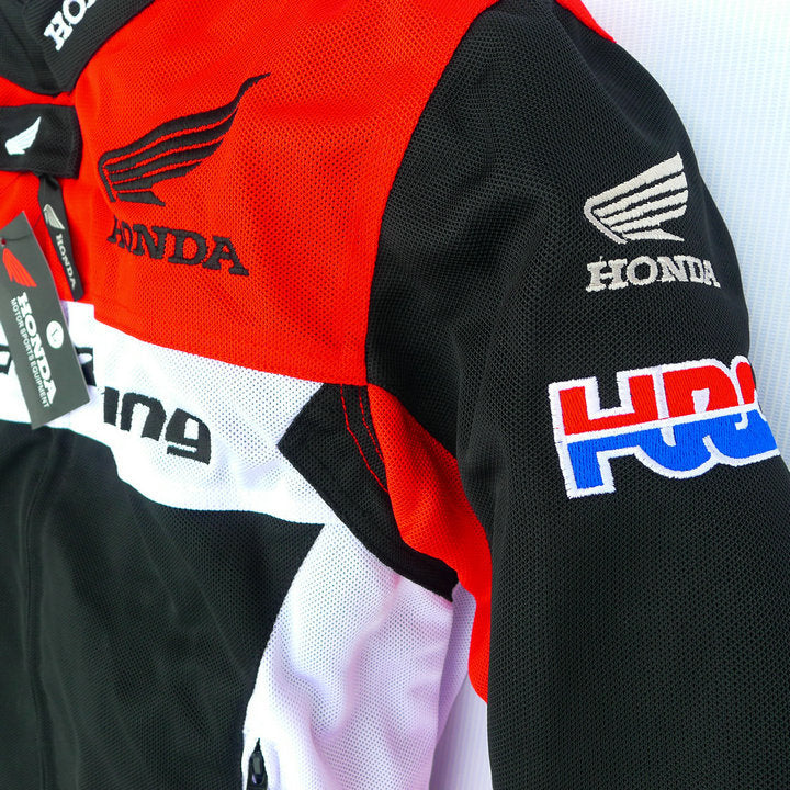 Honda Motorcycle Jacket- men's anti fall motorcycle rider racing suit, motorcycle rally suit, breathable and thin style - Image 4