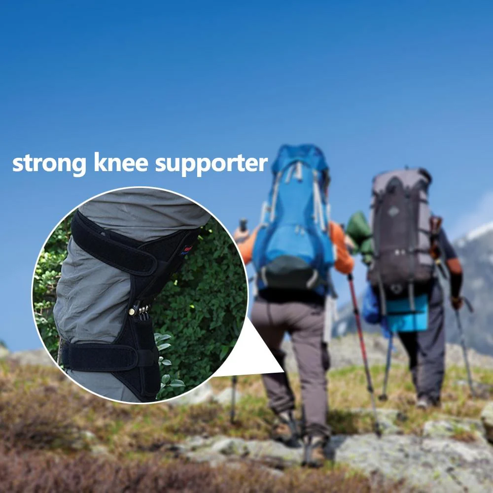 Breathable Non-slip Joint Support Knee Pads Powerful Rebound Spring Force Knee Booster Power Knee Pads Care Tool - Image 3