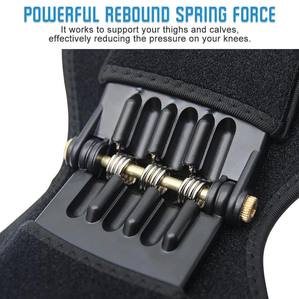 Breathable Non-slip Joint Support Knee Pads Powerful Rebound Spring Force Knee Booster Power Knee Pads Care Tool - Image 6
