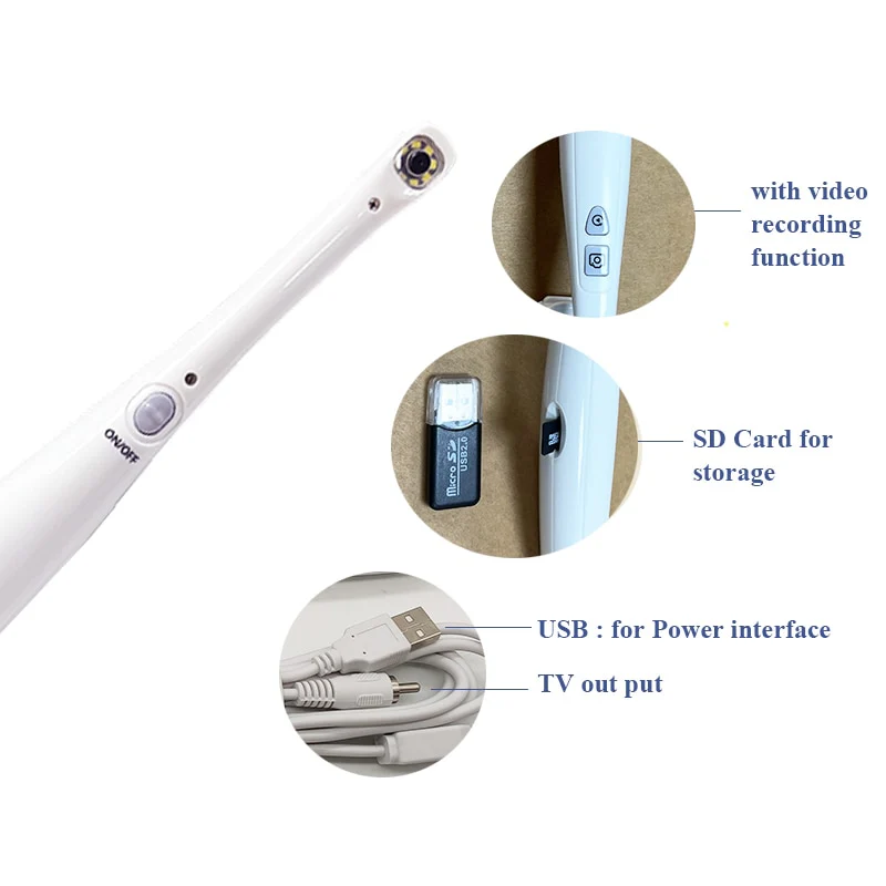 Intraoral Camera TV Dental Camera Intraoral Dentist Equipment Intraoral with High Resolution with 8 LED - Image 7
