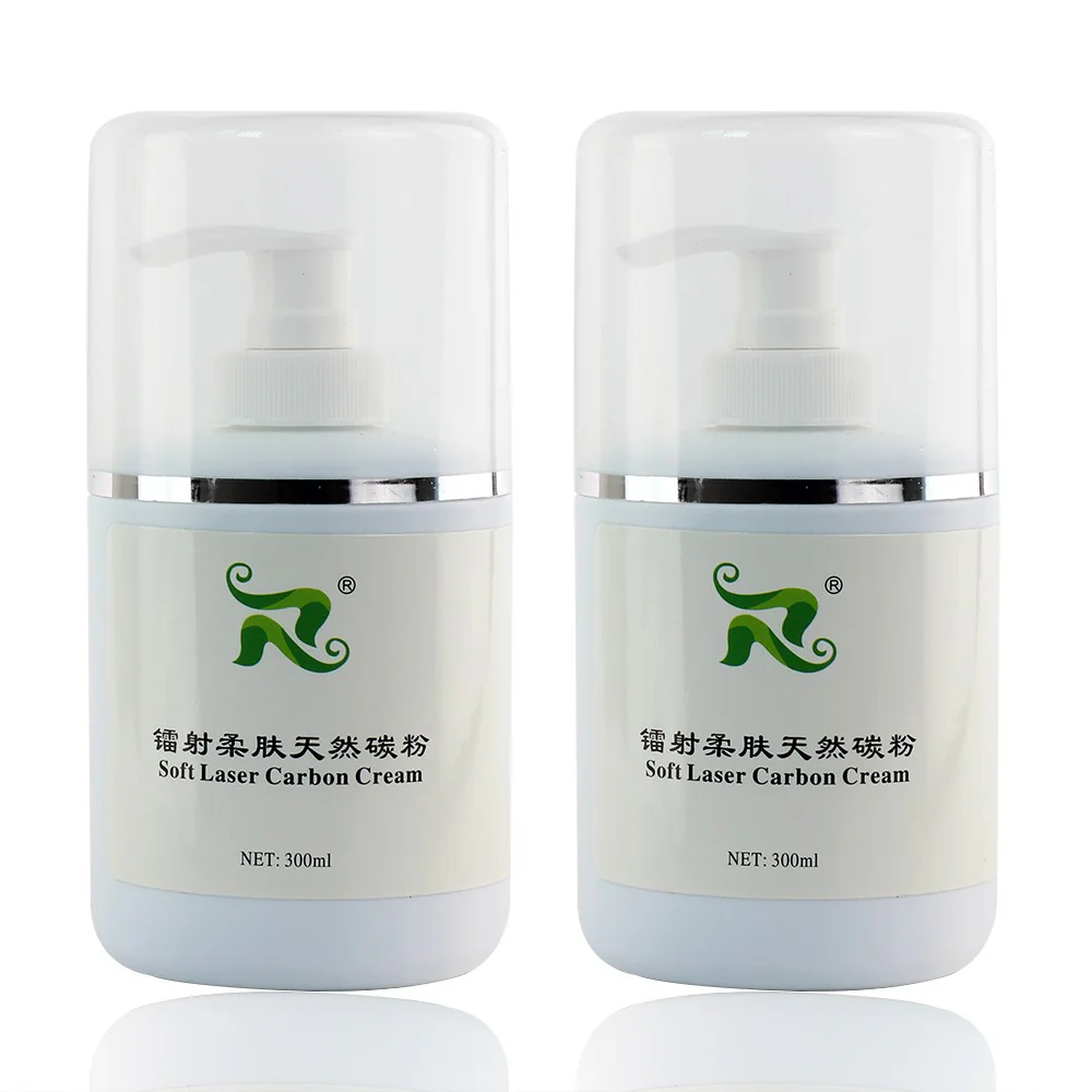 Carbon Cream Gel For ND Yag Laser Black Doll Skin Rejuvenation Machine 300ML 2pcs/lot