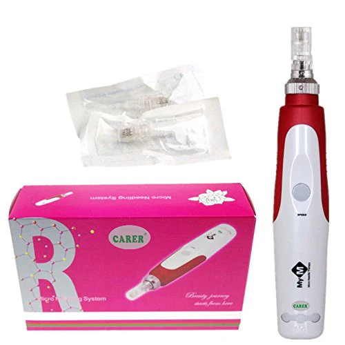 Derma Pen Microneedle Stamp Device Electric Acne Remover Anti Aging Scar Remover Tool Skin Care Therapy Machine - Image 6