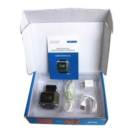CE FDA 650nm Laser Therapy Wrist Diode LLLT For Diabetes Hypertension Watch Laser Sinusitis Therapeutic Apparatus - Image 6
