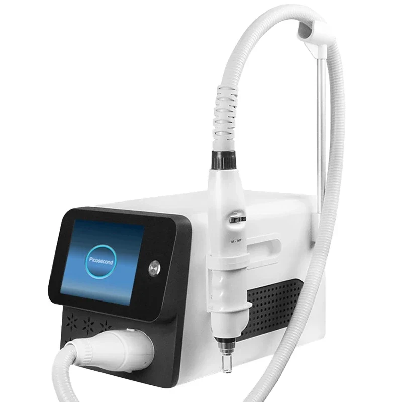 CE Portable Q Switch Nd Yag Laser Tattoo Removal Machine 1064nm 532nm 1320nm Skin Whitening Pigment Removal Tattoo Remover Lazer