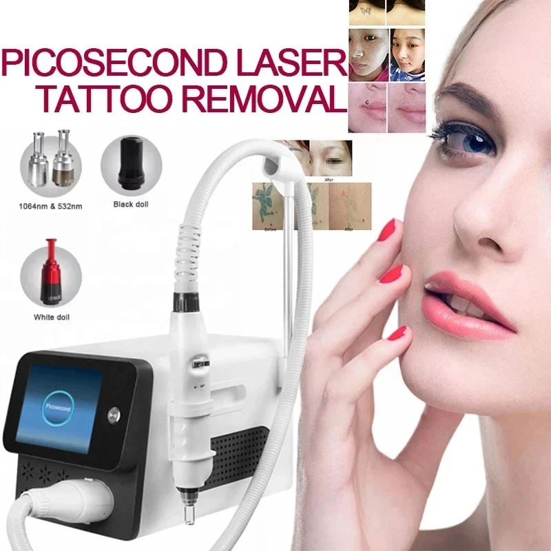 CE Portable Q Switch Nd Yag Laser Tattoo Removal Machine 1064nm 532nm 1320nm Skin Whitening Pigment Removal Tattoo Remover Lazer - Image 6