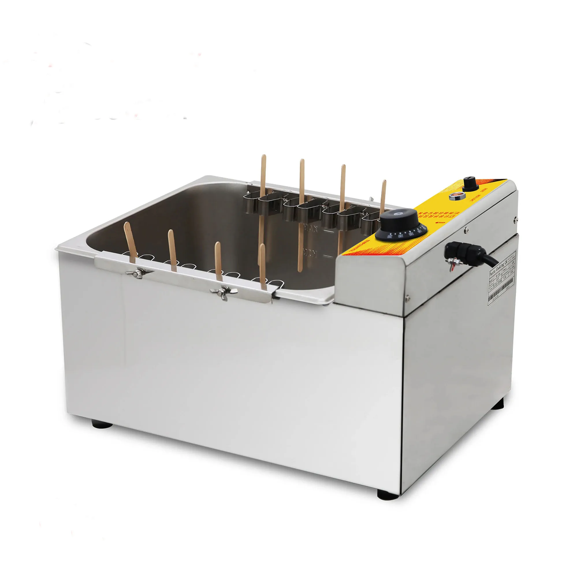 Commercial Automatic Cheese Hot dog Sticks Fryer 12L Large Capacity 110V Electric Deep Hot Corn Dog Fryer with stainless steel - Image 2