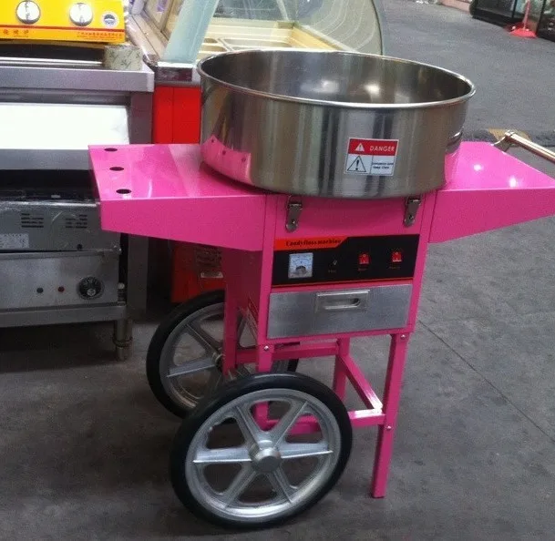 Commercial Quality Cotton Candy Machine Cart and Electric Candy Floss Macker - Image 4