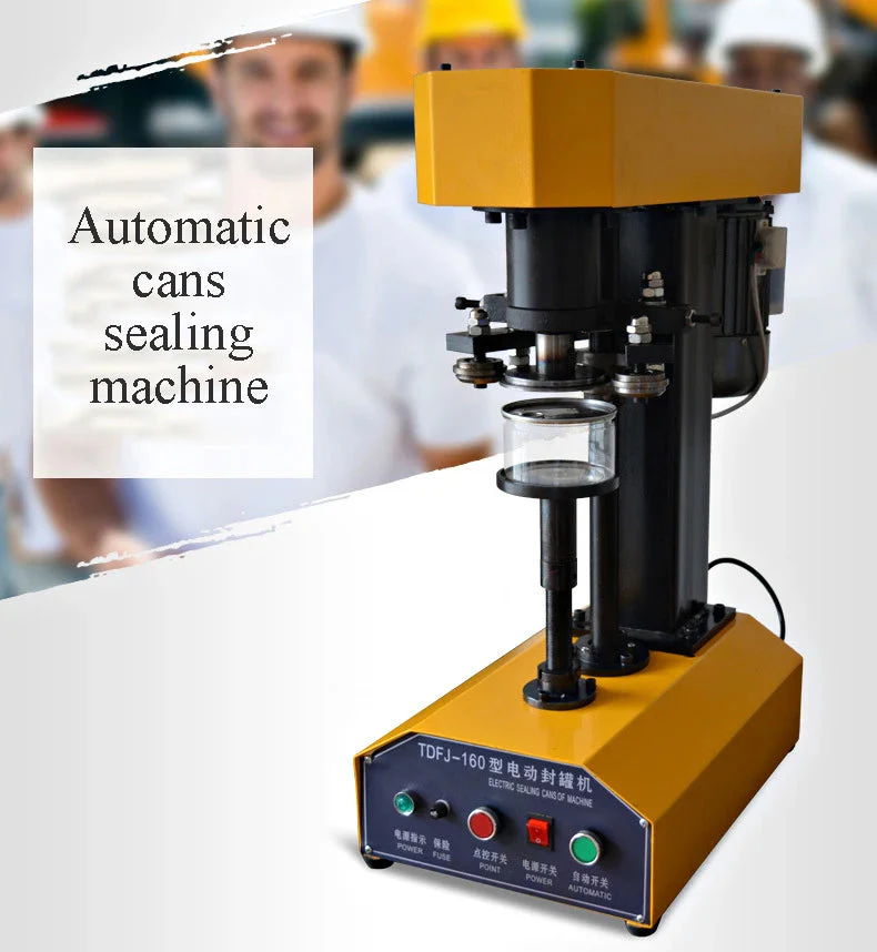 Commercial Electric Desktop Automatic can sealer Cans sealing machine for pet bottles tin cantainer capper tank capping machine - Image 2